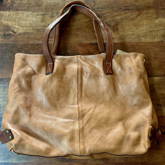 Costanza Rota Woven Distressed Leather Tote Bag - Picture 2 of 5